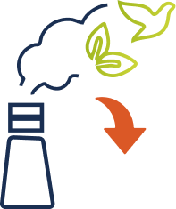 Ícone descarbonização